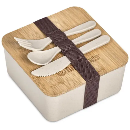 Okiyo Wani Wheat Straw & Bamboo Lunch Box Main